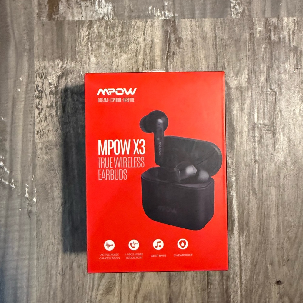 MPOW X3 True Wireless Earbuds — Black